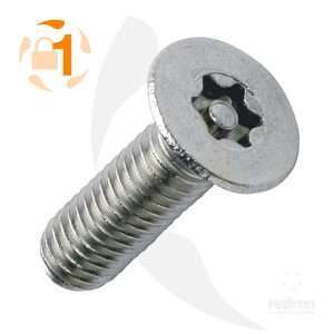Countersunk A2 6-Lobe Pin Machine Screw